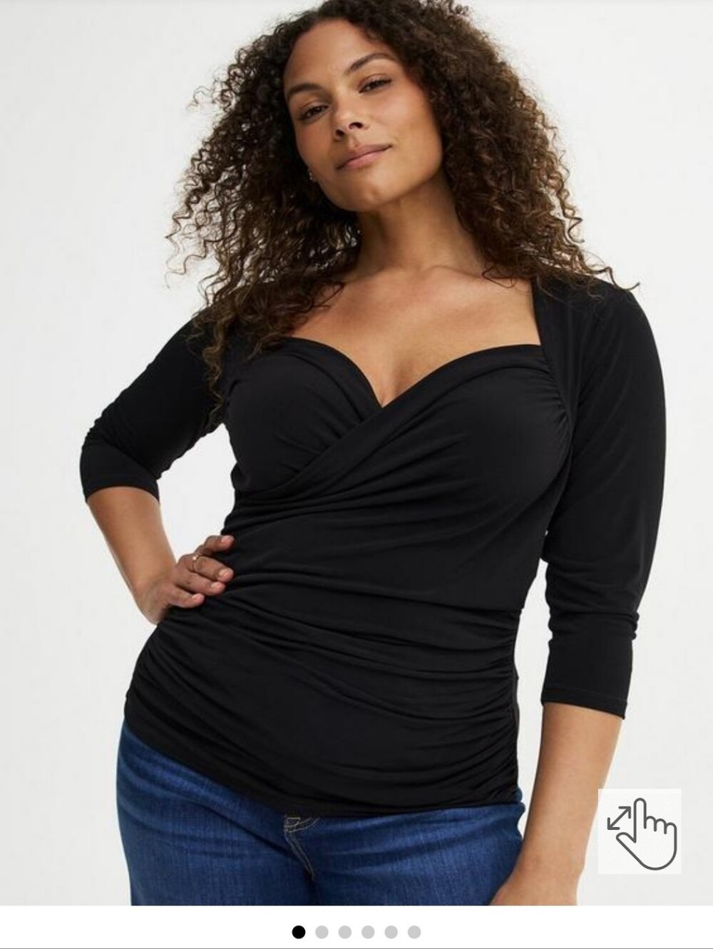 NWT Torrid Draped Top